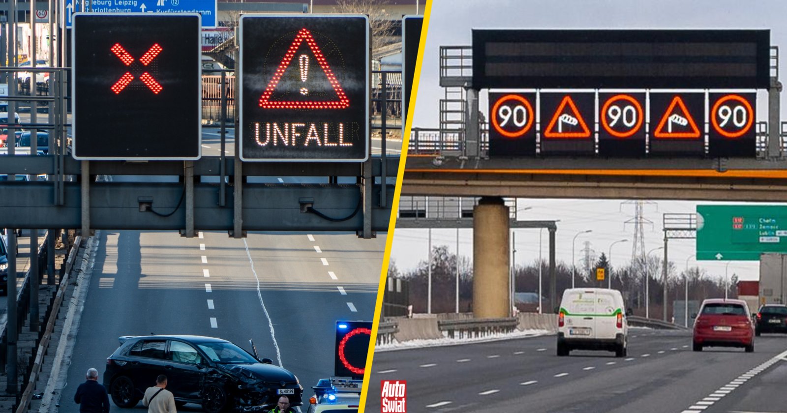 Czerwony “X” nad drogą: mandato fino a 2500 zł e 10 punti per non rispettarlo