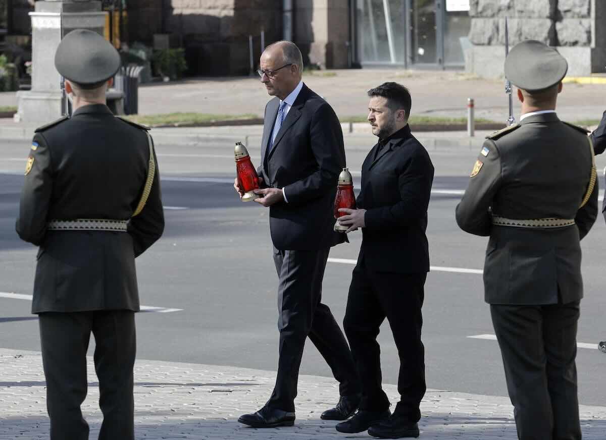 Cancelliere tedesco a Kiev, ONU: 400 civili uccisi a settimana in Ucraina